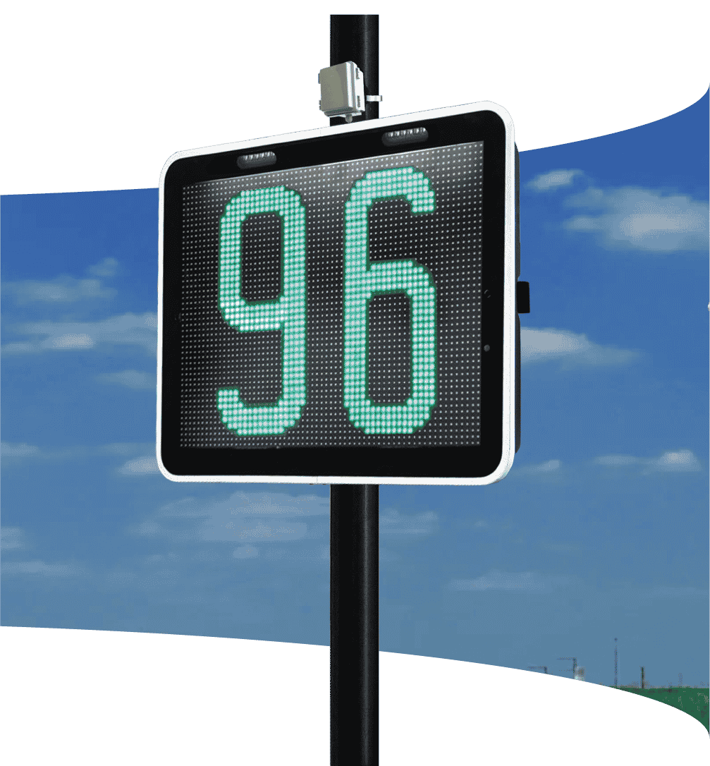 Kamelion - Radar Driver Feedback sign - Speed Display Sign - LED Traffic Sign - RADAR SPEED DISPLAY SIGN - Traffic Innovation - Sharpline - Traffic counter - Smart Traffic sign - Traffic Calming - Way Finding