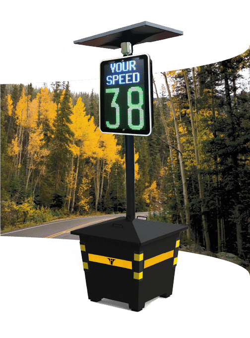 Kamelion -  Portable Radar Driver Feedback sign - Free standing Speed Display Sign - LED Traffic Sign - RADAR SPEED DISPLAY SIGN - Traffic Innovation - Sharpline - Traffic counter - Smart Traffic sign  - Traffic Calming - Way Finding