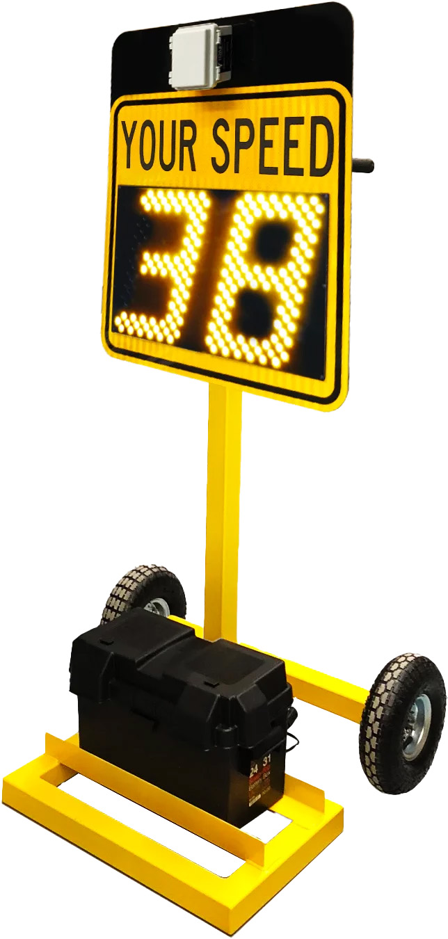 THIN-DOLLY Portable Speed Display